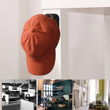 Универсальная бытовая настенная вешалка, самоклеящийся настенный крючок для домашнего офиса, сумки без перфорации, держатель для вешалки для шляпы и гарнитуры