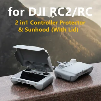 Для DJI RC2 Солнцезащитный Козырек для DJI Air 3/Mini 3 Pro RC Солнцезащитный Козырек со Вторичной Панелью 2-в-1 Защитный Чехол Аксессуары