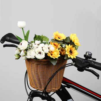 Гидроизоляционный колокольчик для хранения велосипедов, Маленькая велосипедная корзина ручной работы, имитация велосипеда, Плетеная корзина, Аксессуары для велоспорта