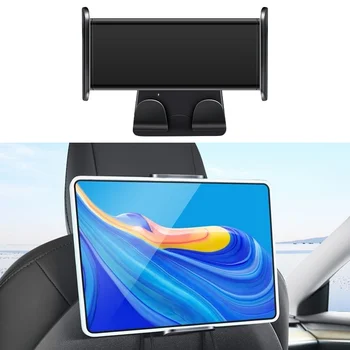 Для Tesla Модель 3 Y Крючок для держателя телефона на заднем сиденье, поворотная подставка на 360 градусов, кронштейн для автоматического подголовника для планшетного ПК, подставка для iPad Mini