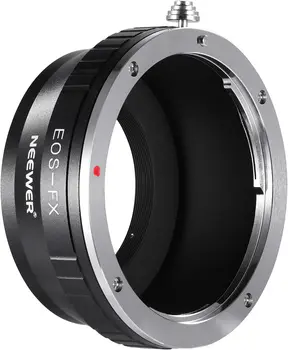 Адаптер для крепления объектива NEEWER EF к Fuji X Совместим с объективом Canon EF EF-S для камеры Fujifilm серии X X-T2 X-T3 X-T5 X-T20 X-Pro