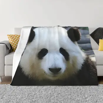 Одеяло с изображением панды Хуахуа Теплое уютное Шерп-пледы для роскошного постельного белья по доступной цене