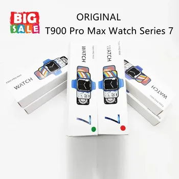 2022 T900 PRO Smartwatch Iwo Водонепроницаемые Оригинальные Смарт-Часы Ip67 Серии 7 T900PRO MAX Для Xiaomi iPhone Apple Reloj Inteligente