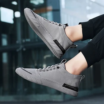 Новая роскошная повседневная обувь Уличные мужские кроссовки Tenis Masculino, мужская обувь для скейтборда, брендовые мужские туфли из натуральной кожи и замши на плоской подошве