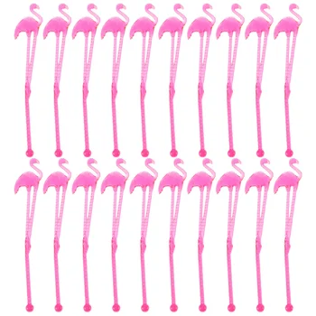 Палочка для перемешивания Flamingo, палочки для сока, палочки-мешалки Luau, кухонные стержни для вечеринки, бар для смешивания многофункциональных напитков