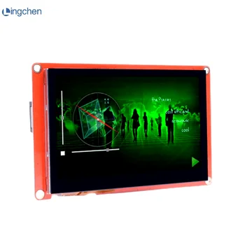 Nextion 4,3-дюймовый модуль отображения LCD-TFT HMI Intelligent Series RGB 65K Цветная емкостная/резистивная сенсорная панель без корпуса