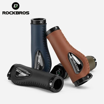 Официальный руль ROCKBROS из жидкого силикона, рукоятка для настольного велосипеда MTB, резиновые противоскользящие Амортизирующие мягкие велосипедные ручки