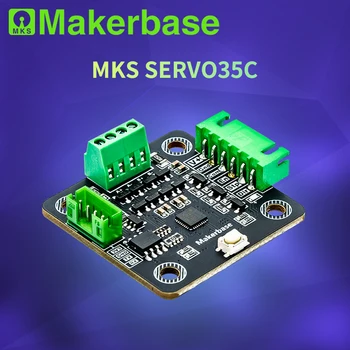 Makerbase MKS SERVO35C PCBA NEMA14 драйвер шагового двигателя с замкнутым контуром, запчасти для 3D-принтера с ЧПУ, предотвращает потерю шагов для Gen_L SGen_L