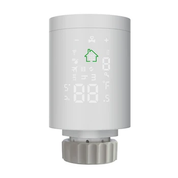 Контроллер термостатического клапана радиатора Tuya ZigBee, программируемое обнаружение открытого окна, работа с Alexa Google Assistant