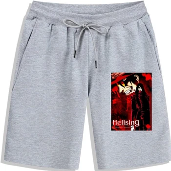 Новый постер аниме-телешоу Hellsing Мужские шорты с принтом крутых мужских шорт высокого качества