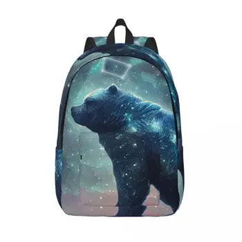 Студенческая сумка Constellation с медведем, рюкзак для родителей и детей, легкий рюкзак для пары, сумка для ноутбука