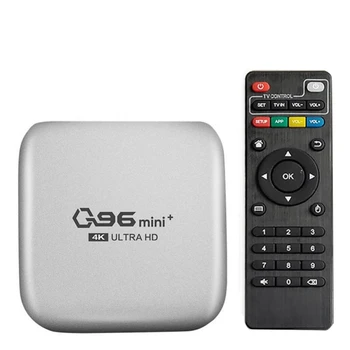Q96 Mini Plus Tv Box 5G + Wifi Smart Tv Box Amlogic S905W 4-Ядерный 64-битный 4 ГБ + 32 Гб Wifi Медиаплеер Телеприставка
