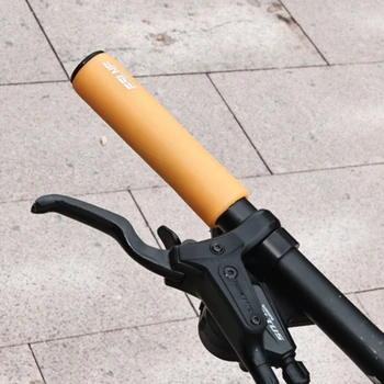 2 шт., ручка для руля велосипеда, мягкий силиконовый чехол, крышка для ручки велосипеда, нескользящие велосипедные ручки с торцевой заглушкой