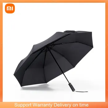 Xiaomi Mijia Umbrella Portable 3 Складной автоматический зонт от солнца, защита от ультрафиолета и дождя, зонт с прочной высококачественной костью
