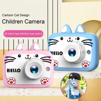 Детская Камера Игрушки 2-дюймовый Экран HD Мультфильм Детская Цифровая Камера Мини Зеркальная Камера Милая Игрушка Для Детей На День Рождения Рождественские Подарки