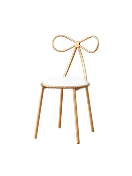 Скандинавский железный туалетный табурет туалетный столик бабочка табурет простой креативный стул для макияжа простой повседневный обеденный стул