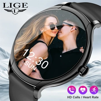 1,39-дюймовые смарт-часы с большим экраном высокой четкости, женский браслет, часы с голосовым вызовом, мужские водонепроницаемые смарт-часы для Android IOS