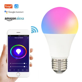 Светодиодная лампа Zigbee E27 Smart Home с функцией изменения цвета RGB для Tuya Smart Life Smartthings Alexa Google Home
