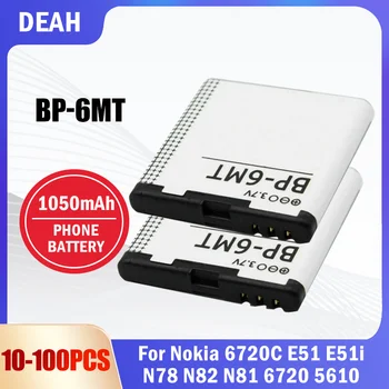 BP-6MT BP6MT BP 6MT 3,7 В 1050 мАч Перезаряжаемый Аккумулятор для телефона Nokia N81 N78 N81-8G N82 (8G) E51 E51i 5610 6110 6720 6720C