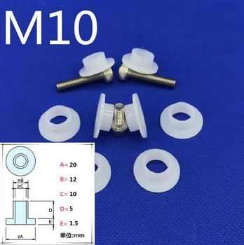 Нейлоновая прокладка M10, Пластиковая шайба типа Step T, Распорка для изоляции транзисторов на полой стойке, защита винтовой резьбы