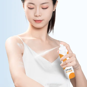 Baicao Shijia Отбеливающий и солнцезащитный спрей, Изолирующий крем, Освежающая Нежная Увлажняющая Бессмысленная косметика