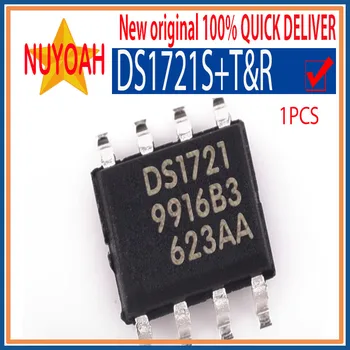 100% новый оригинальный DS1721S + T & R SOP8 2-Проводной Цифровой Термометр и последовательный переключатель Термостата/Цифровой датчик, 12 Бит (ов)