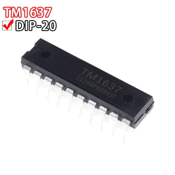 5ШТ TM1637 Встроенный чип драйвера светодиодной трубки nixie DIP20