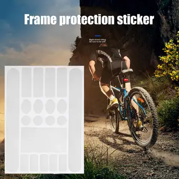 Наклейка для защиты рамы велосипеда от царапин на велосипедной цепи для горных дорог