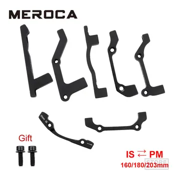 MEROCA MTB дисковый тормозной диск PM/IS адаптер 160/180/203 мм IS/PM адаптер суппорта из алюминиевого сплава велосипедный аксессуар