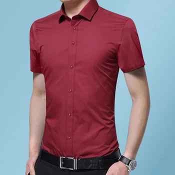 Модная однотонная повседневная рубашка с пуговицами на лацкане, мужская одежда, осень 2023, новые универсальные топы большого размера, Корейские рубашки