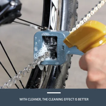 Портативная щетка для чистки велосипедной цепи Пластиковая Зубчатая щетка для гранжа MTB, Щетка для мытья горных велосипедов, Скруббер, инструмент для чистки велоспорта