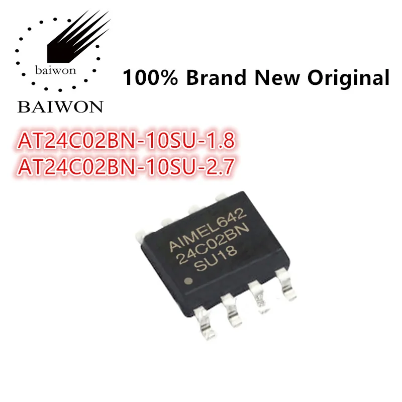 100%Новая Оригинальная микросхема памяти серии AT24C02BN-10SU AT24C02BN-10SU-1.8 AT24C02BN-10SU-2.7 0