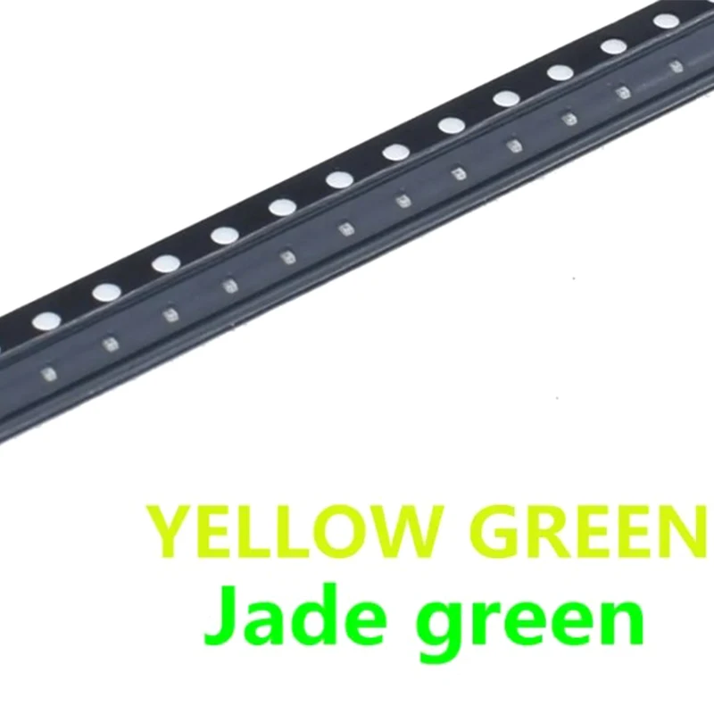 100шт 0402 SMD LED Белый Красный Желтый Изумрудно-зеленый Синий Оранжевый Желто-зеленый Комплект Светодиодов Diy 3