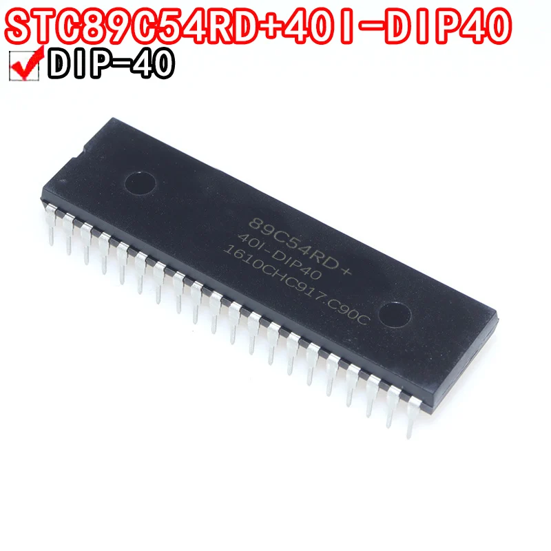 1ШТ STC89C54RD + 40I-DIP40 STC89C58RD 40I DIP-40 подключен к DIP40 0