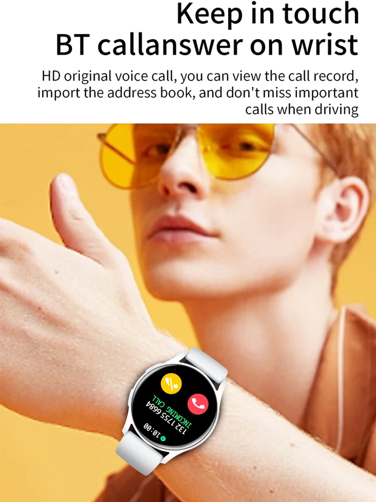 2023 Новые женские смарт-часы для мужчин 1.28 Full touch Bluetooth Calling Health Monitor Спортивные водонепроницаемые часы для мужчин Smartwatch Подарочная коробка 2