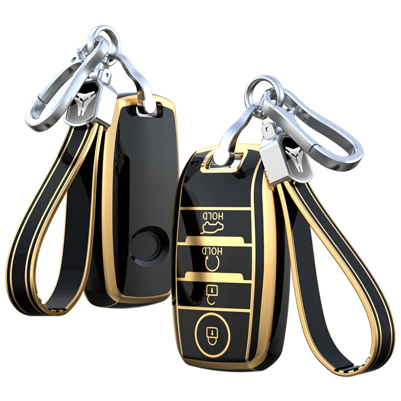 4 Кнопки Tpu Чехол Для Ключей Автомобиля Kia Squeak K5 2014 2015 2016 K3 K3S K4 Optima Sportage Rio Sorento Niro Smart Key Case 4