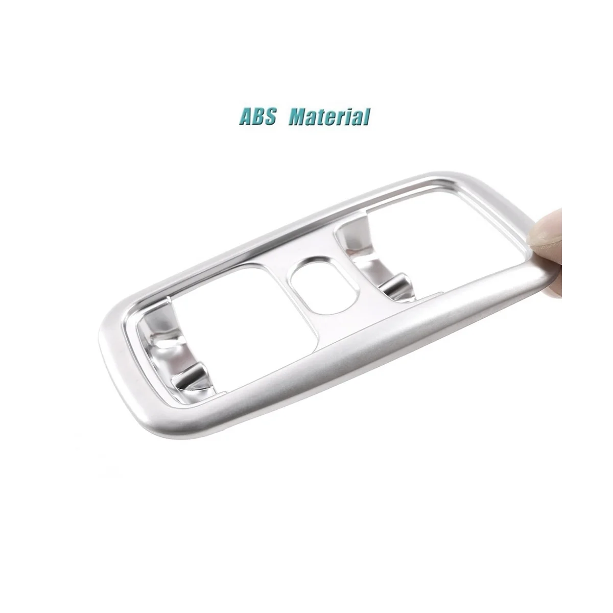 4шт Серебряная крышка переключателя стеклоподъемника Декоративная отделка для G Class W463 G500 2007-2010 5