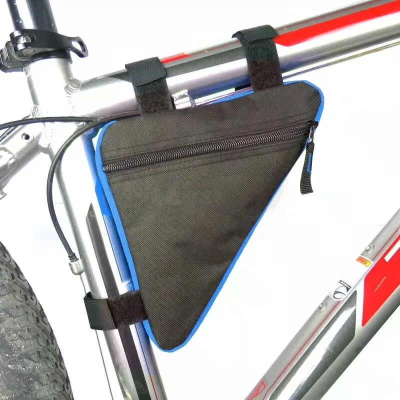 5-дюймовые водонепроницаемые треугольные велосипедные сумки на передней трубчатой раме, сумка для горного велосипеда, треугольный чехол, держатель рамы, седельная сумка, 4 цвета 3