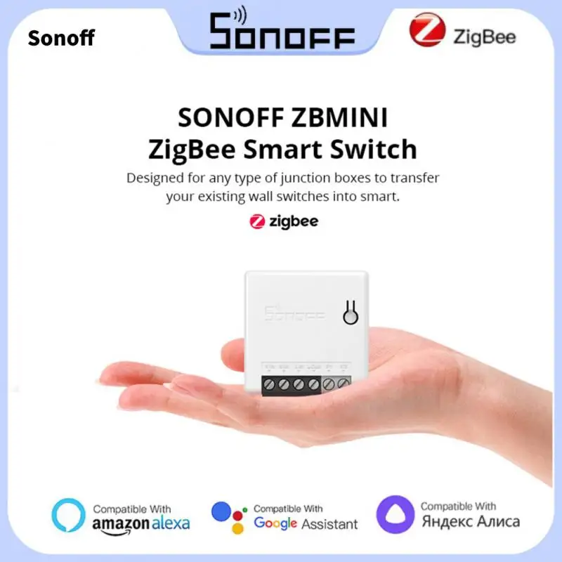 SONOFF ZB MINI Smart Home Switch Zigbee 3.0 Релейный Модуль DIY Двухстороннее приложение Дистанционного Управления Работает Со Smartthing SONOFF ZB 0