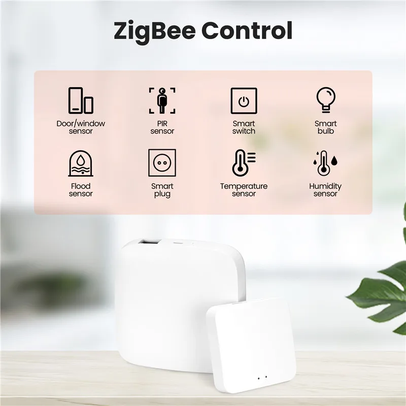 Tuya ZigBee Smart Gateway Hub Беспроводной / Проводной Пульт дистанционного управления Smart Home Bridge Smart Life APP Работает с Alexa Google Home 4