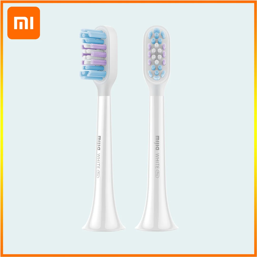 Xiaomi Mijia T501/T501C Электрическая Насадка Для Зубной щетки С Полным Эффектом Ярко-Белая Насадка Для Ухода За Зубами Sonicare Насадки Для Зубных щеток 2 шт. 0