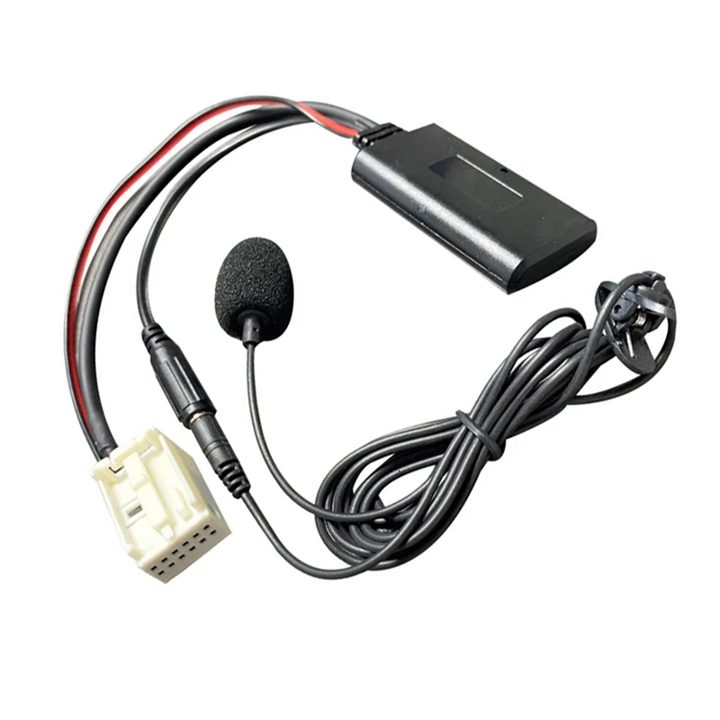 Автомагнитола Bluetooth 5.0 Приемник Aux Адаптер Радиомодуль Bluetooth Aux Кабель с микрофоном для Peugeot Citroen C2 C5 Запчасти 1