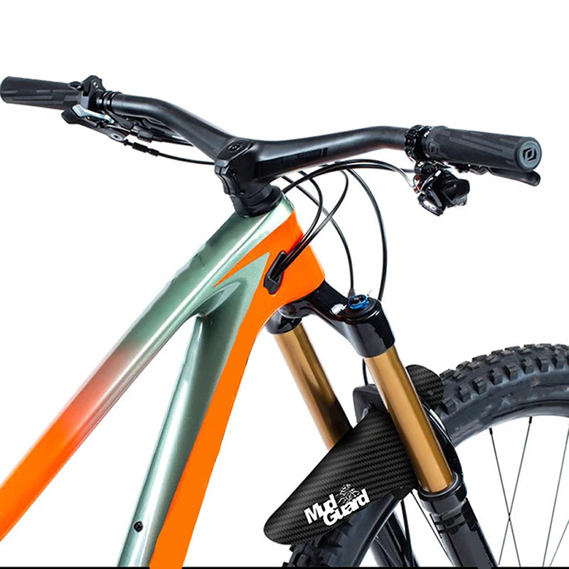 Велосипедные крылья Красочные Крылья для колес с передними/ задними шинами, Брызговик из углеродного волокна, Аксессуары для крепления снаряжения для горного велосипеда MTB, шоссейного велоспорта 0