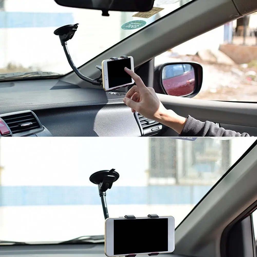 Вращающийся автомобильный держатель для телефона с широчайшим обзором на 360 °, Универсальное крепление Для телефона с GPS, Автомобильные Аксессуары, Подставки для приборной панели телефона, автоматическое удержание автомобиля H Z3E5 1