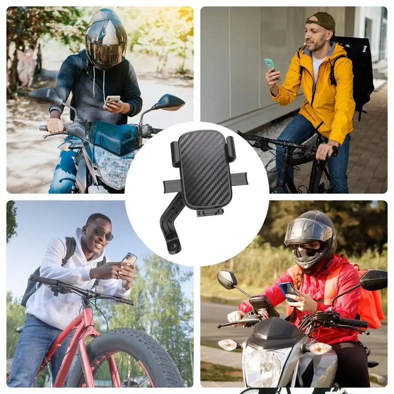 Держатели для мобильных телефонов для велосипедов, Многофункциональный, с возможностью поворота на 360 градусов, автомобильный держатель, кронштейн для мобильного телефона для велосипеда 4
