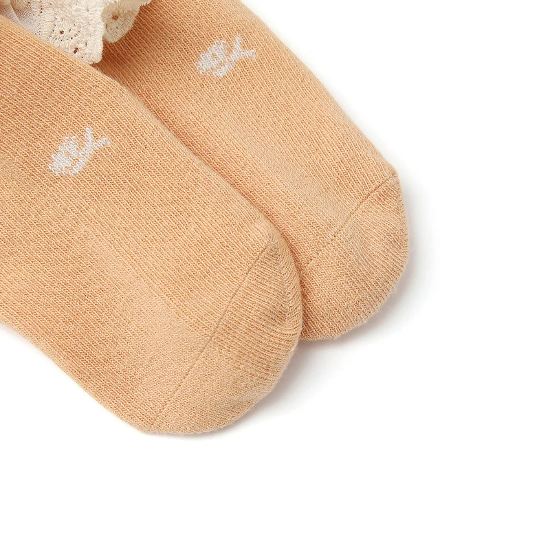 Детские носки для девочек, новорожденные, детские кружевные носки с оборками, носки для девочек, цветочный узор, хлопковые детские носки 0-5 лет 5