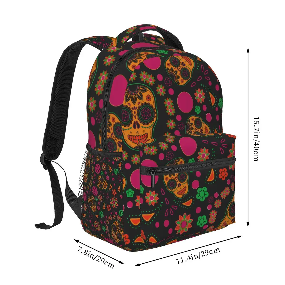 Детские рюкзаки Школьная сумка для мальчиков Сахарные черепа Школьная сумка для подростков Студенческие сумки для книг 1