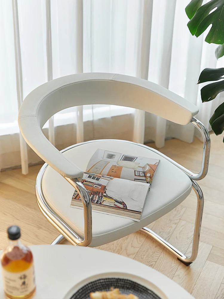 Дизайнерский легкий Роскошный обеденный стул MOMO в стиле ретро, туалетный столик, стул для макияжа, простой стул для домашнего ресторана, Скандинавская мебель 0