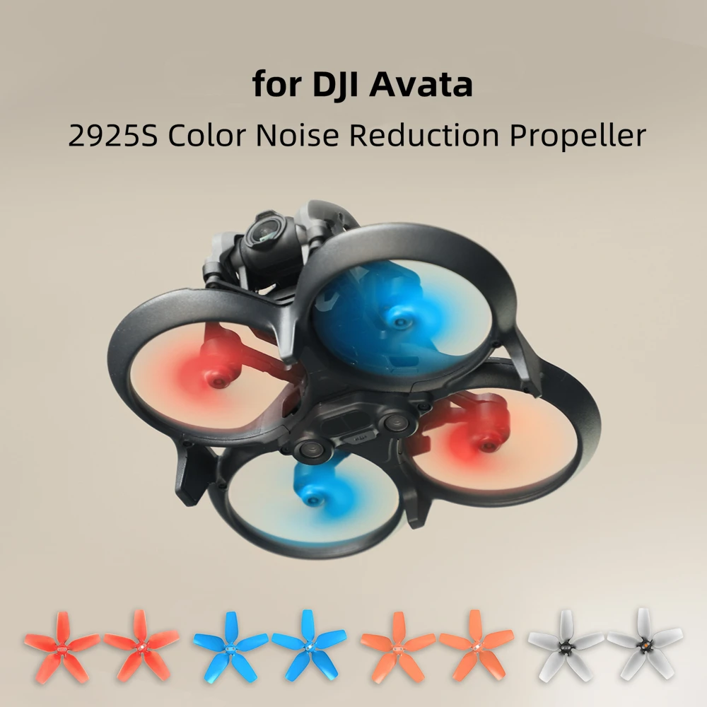 Для DJI Avata Опоры для пропеллера Замена лопастей Легкие крыльчатые вентиляторы Пропеллеры для аксессуаров дрона DJI Avata 0