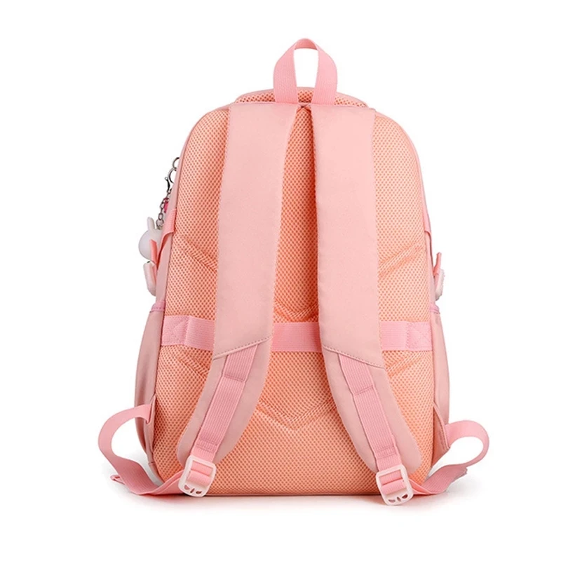 Для Femenina Рюкзак Подростковый рюкзак для девочек Детская сумка для учащихся начальных классов 8-14 лет Розовые Школьные Ранцы Mochila Детская сумка для книг 5